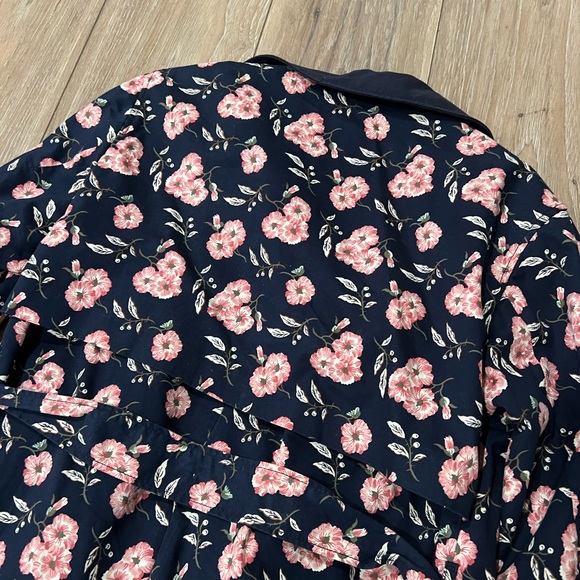 Rebecca Taylor La Vie Adelle Floral Trench Coat - Picture 5 of 6